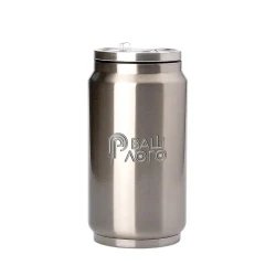 Термос-банка для сублімації Sublime Cola з вашим лого срібляста 250 мл